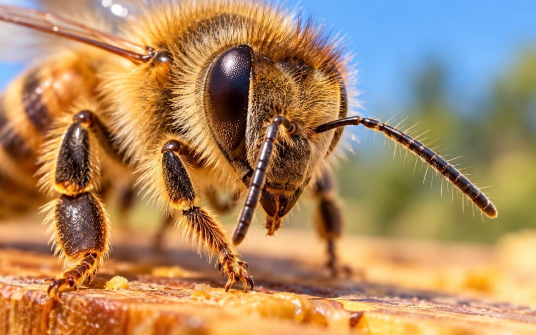 Bees’ sense of touch